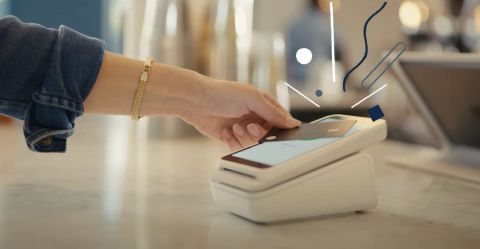 Countertop card reader